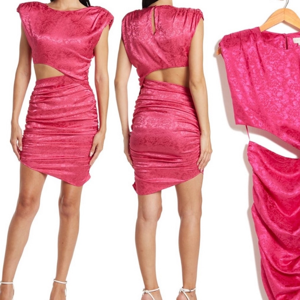 New with tags Ronny Kobo pink mini dress